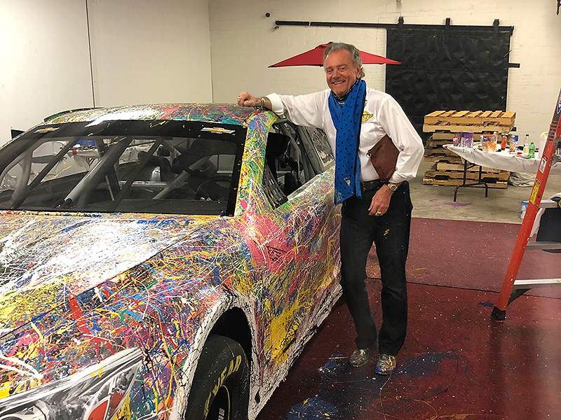 Turner Woodard Paints A Nascar