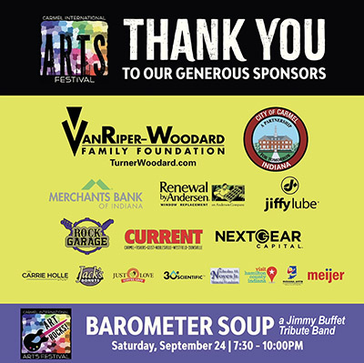 Turner and the Van Riper Woodard Family Foundation Sponsor The Carmel International Arts Festival!