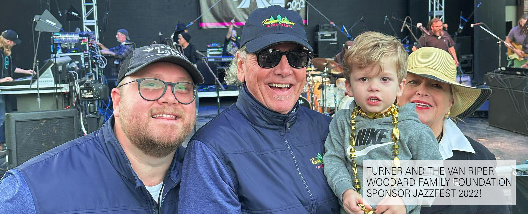 Turner and the Van Riper Woodard Family Foundation Sponsor Jazzfest 2022